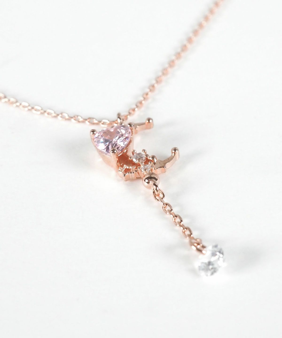 ルナハートチェーンネックレス【Stella Aura】