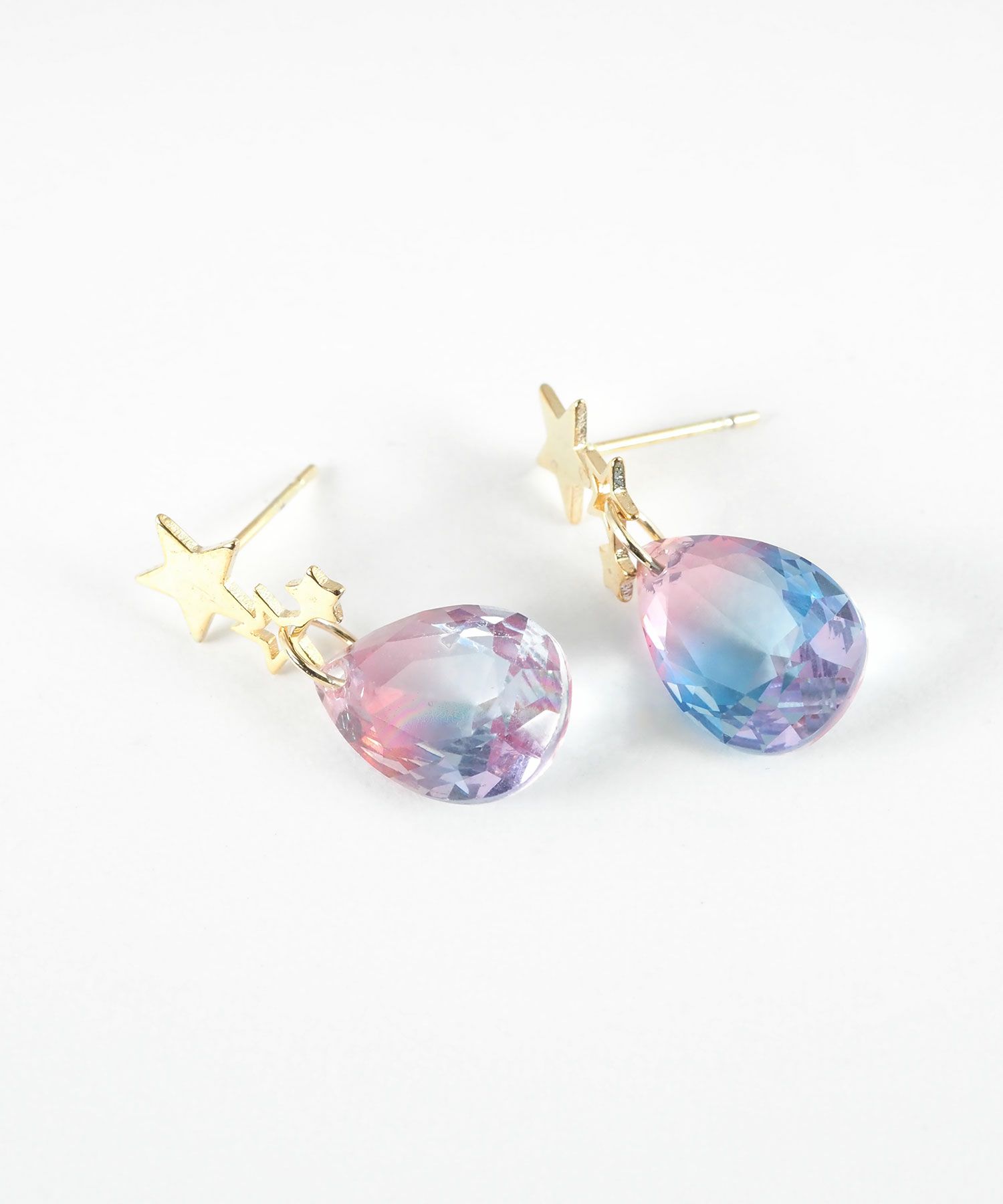 スターオーロラドロップピアス【Stella Aura】