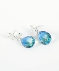 スターオーロラドロップピアス【Stella Aura】