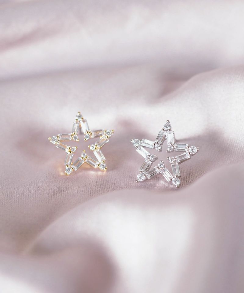 Timeless Pearly 星型チャーム ピアス スターコネクトピアス【Stella Aura】 | 【公式】MUK ONLINE SHOP
