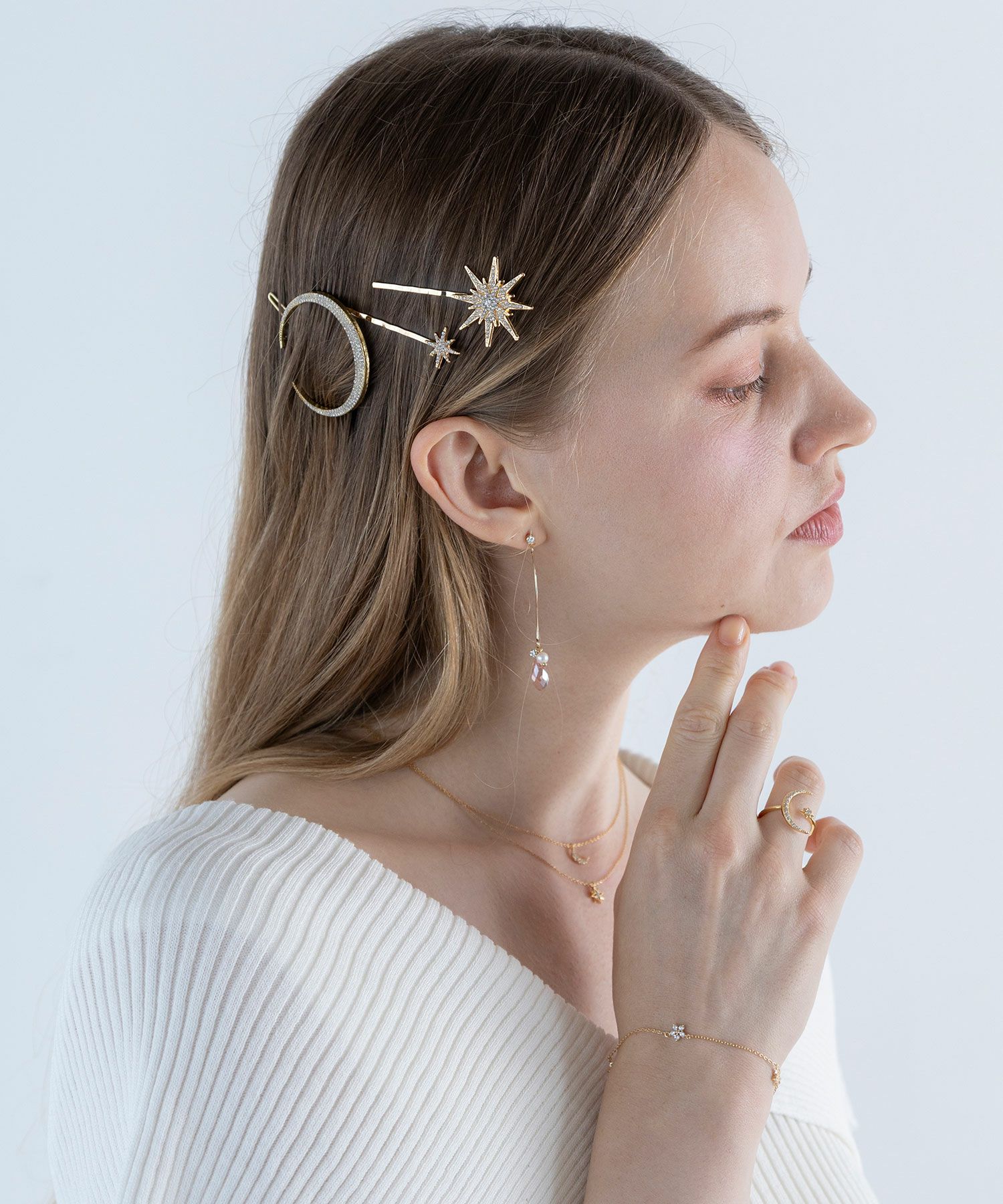 ステラムーンセットヘアピン【Stella Aura】