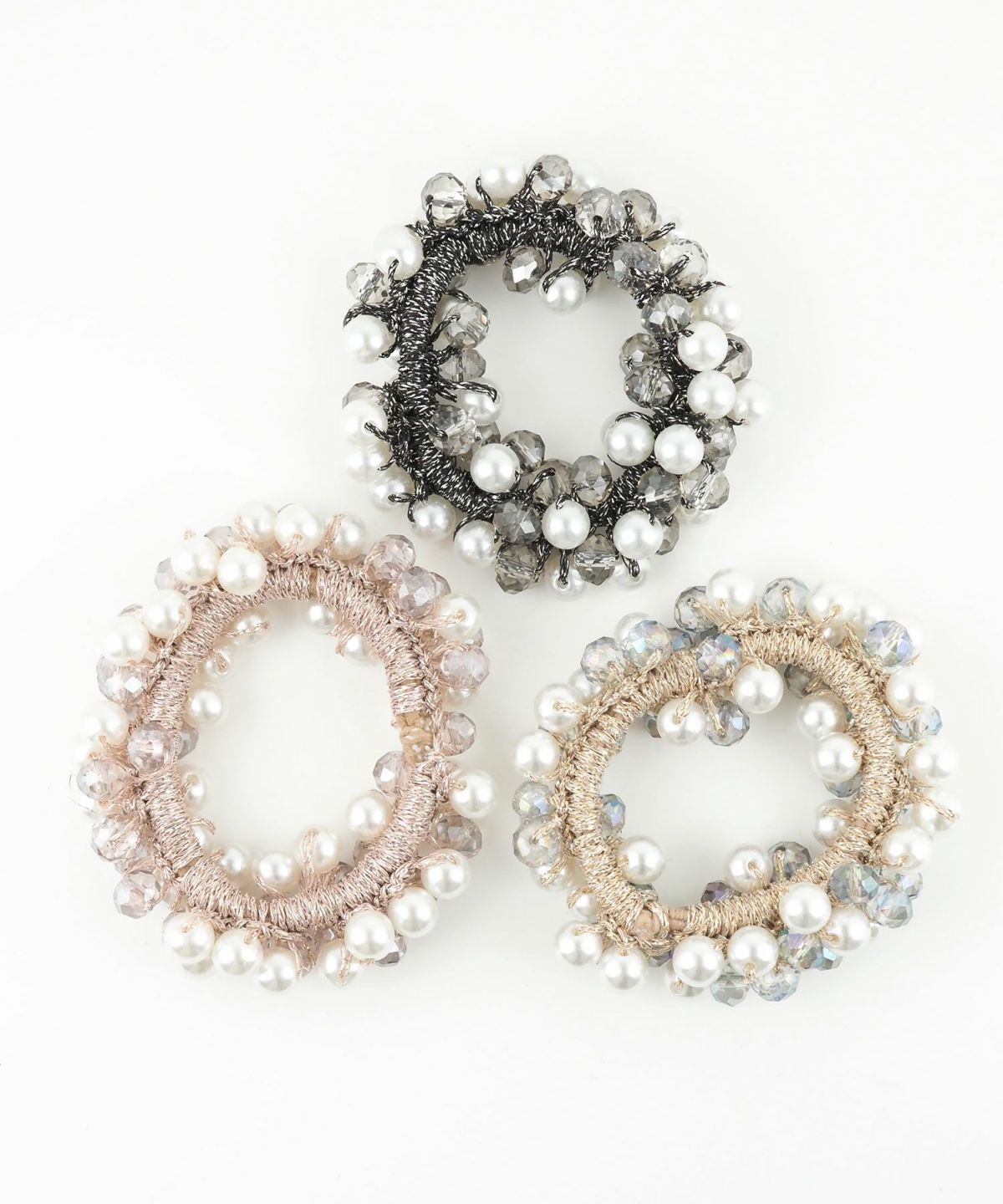 パールビーズじゃらポニー