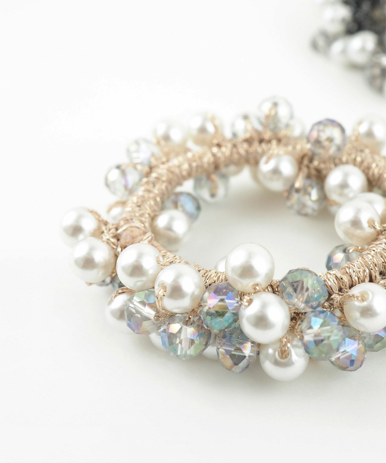 パールビーズじゃらポニー