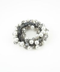 パールビーズじゃらポニー