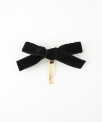 ベロアミニリボンポニーフック