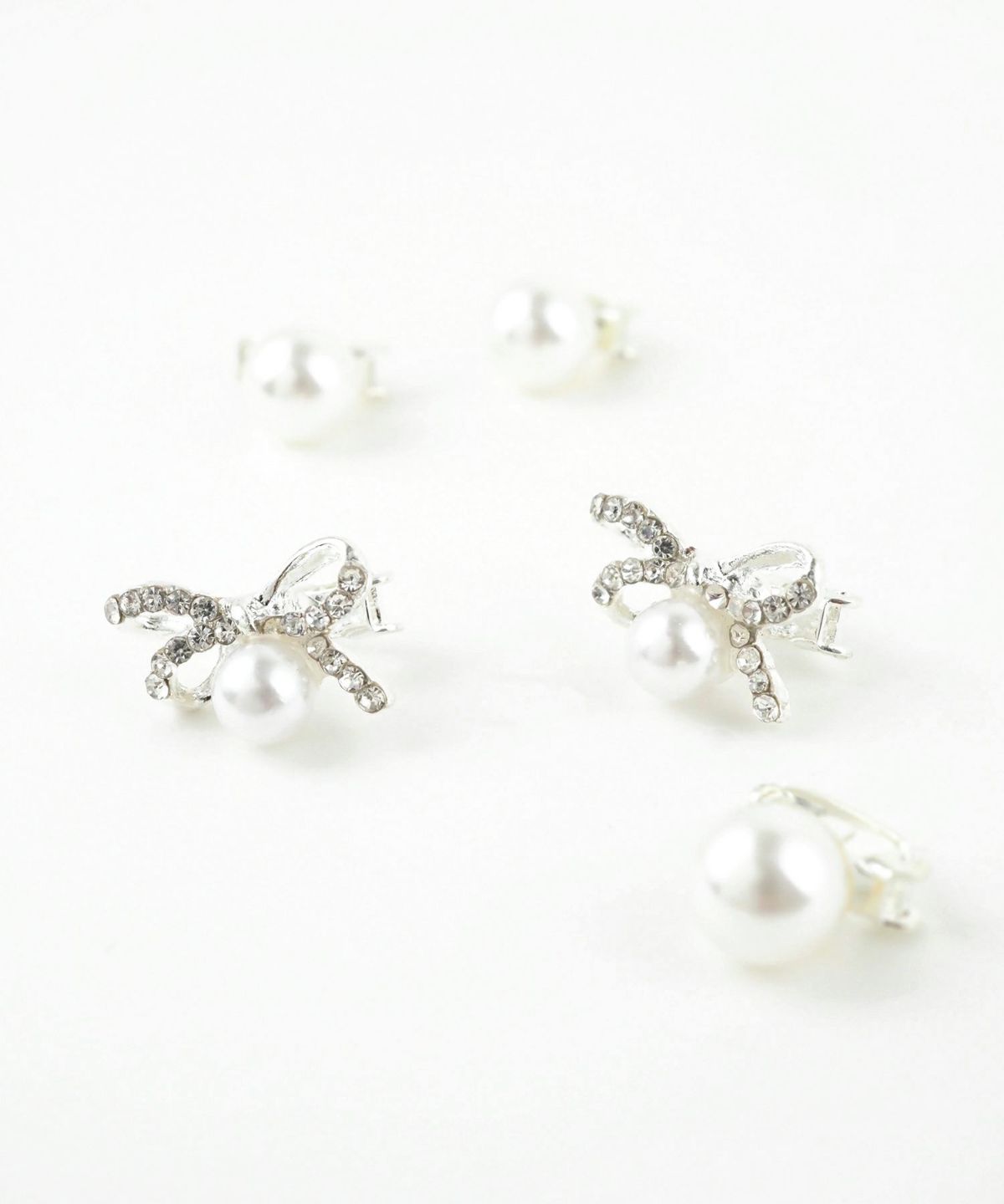 リボンパールヘアビジューセット