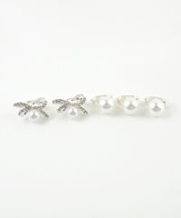 リボンパールヘアビジューセット