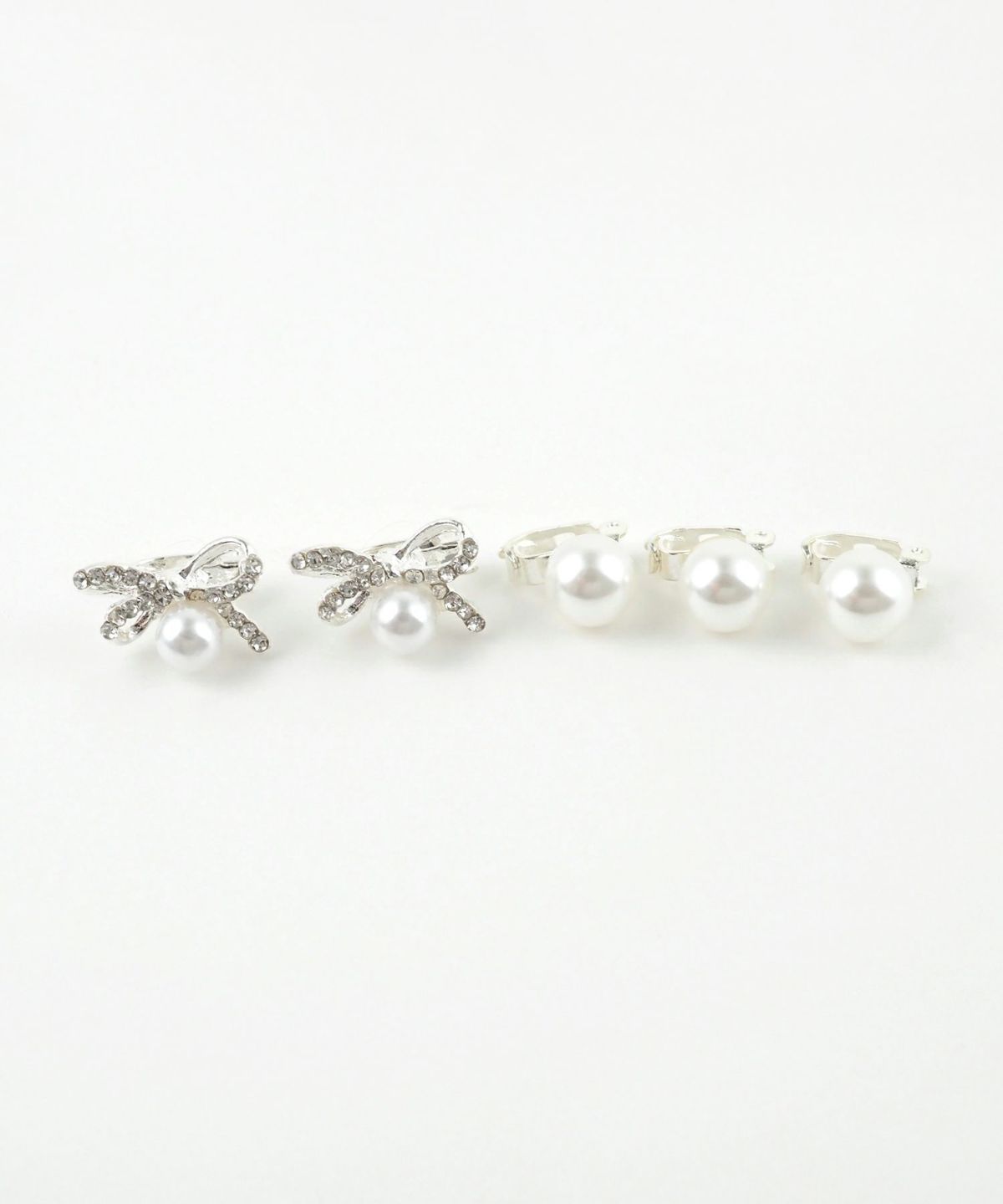 リボンパールヘアビジューセット