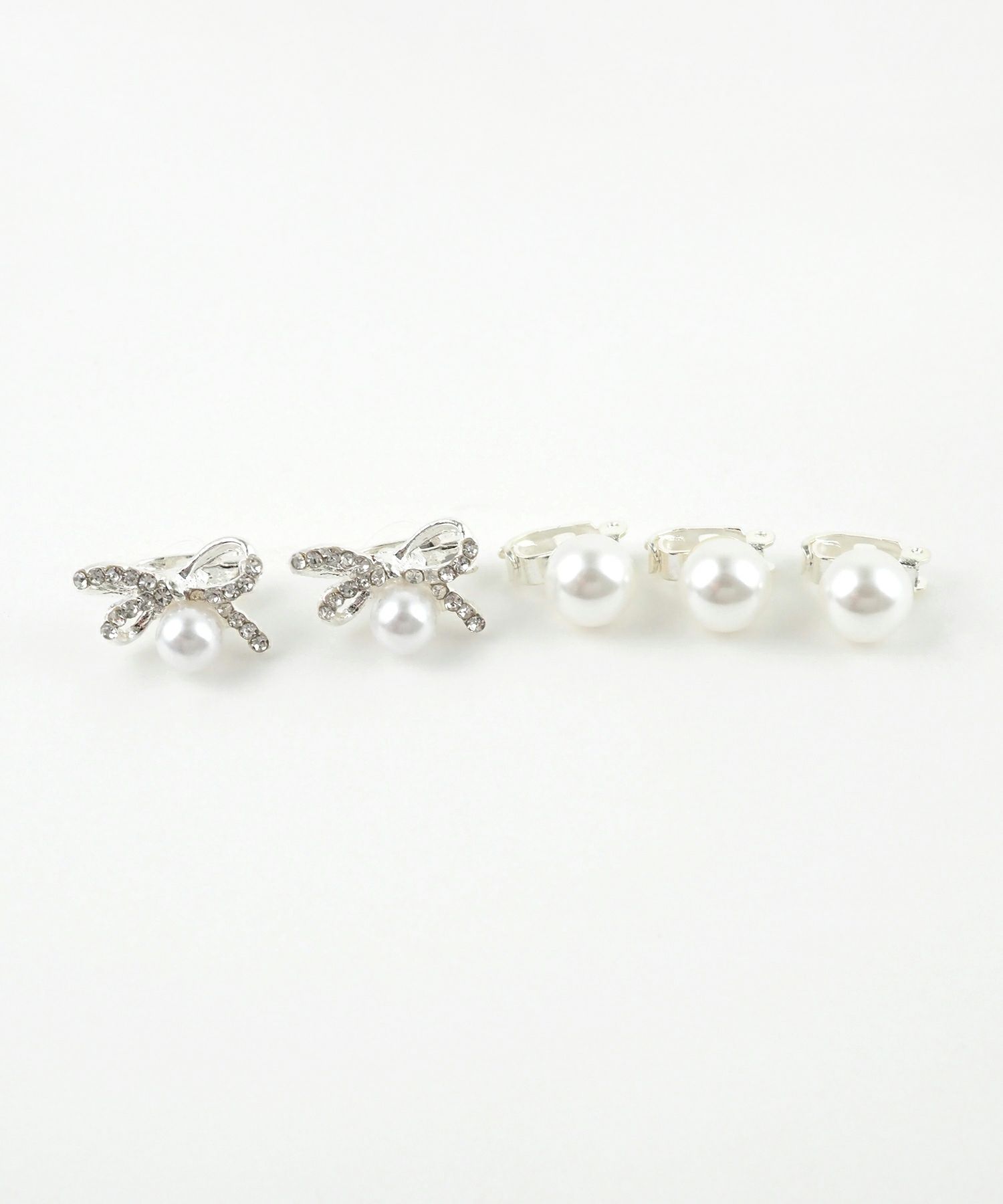 リボンパールヘアビジューセット