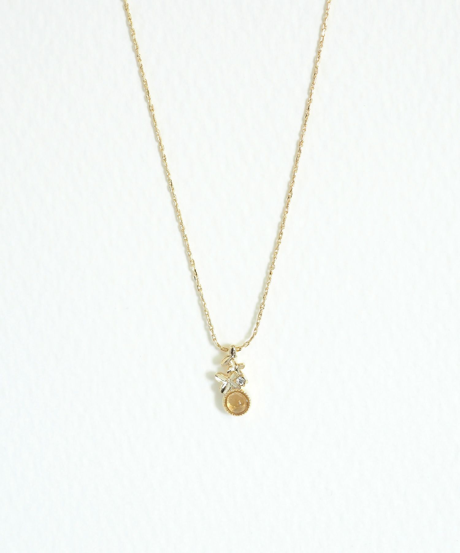 ナチュラルストーンキンモクセイネックレス【MUK Dreamy stone】