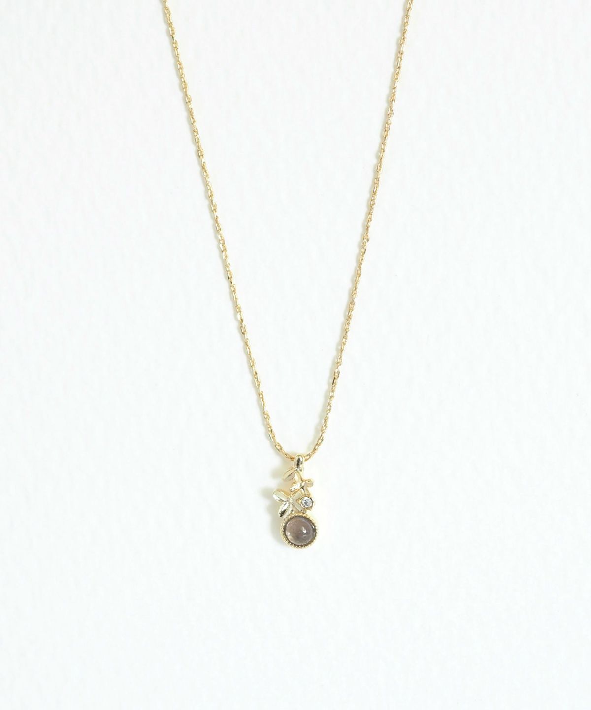 ナチュラルストーンキンモクセイネックレス【MUK Dreamy stone】