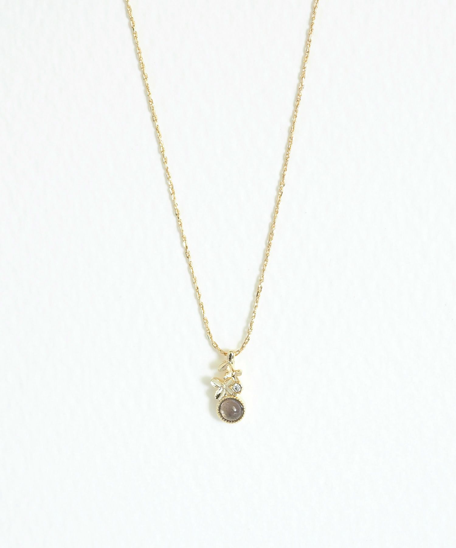 ナチュラルストーンキンモクセイネックレス【MUK Dreamy stone】