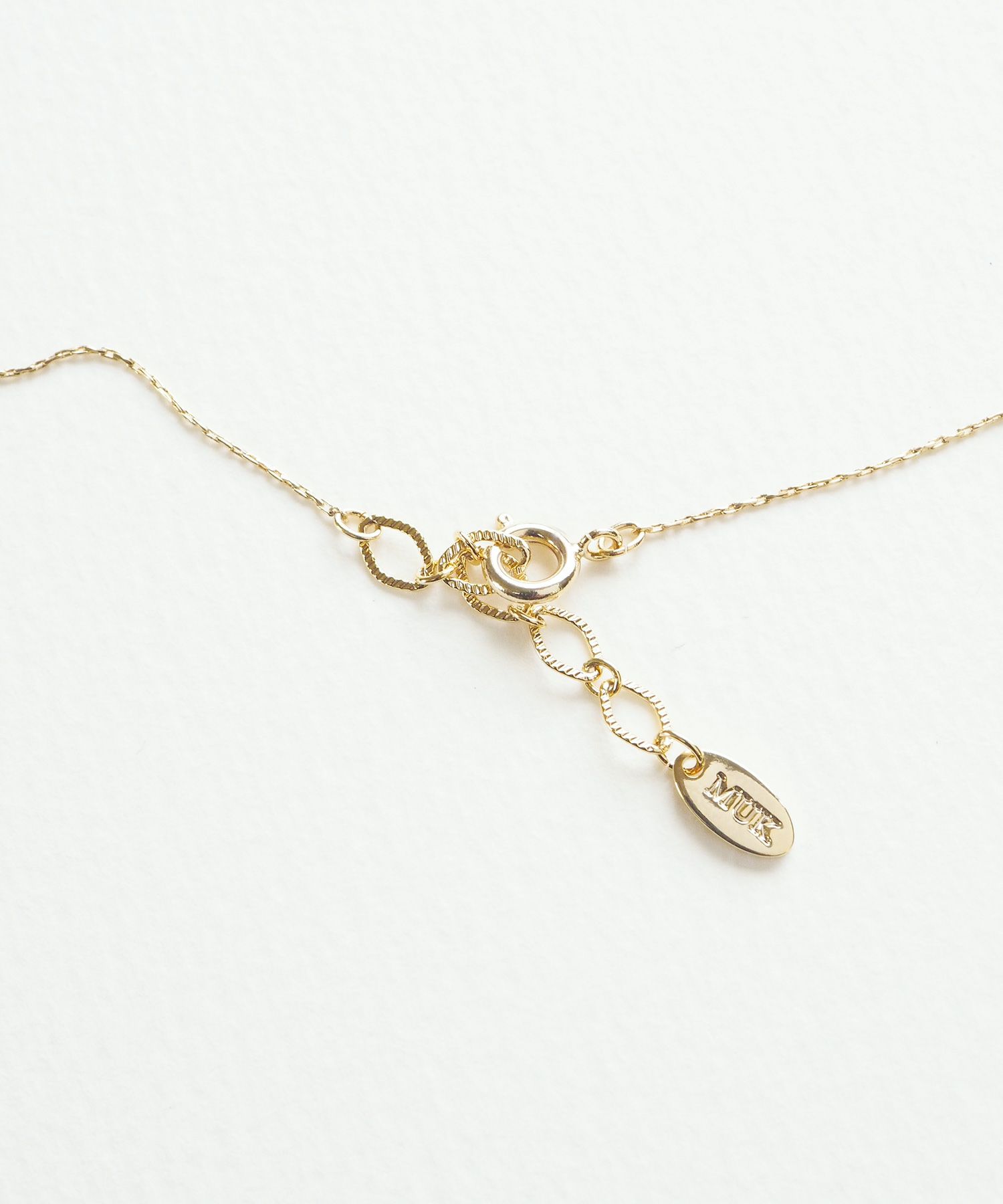 ナチュラルストーンキンモクセイネックレス【MUK Dreamy stone】