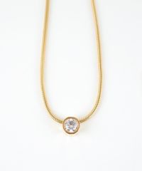 ジルコニアポイントスネークネックレス