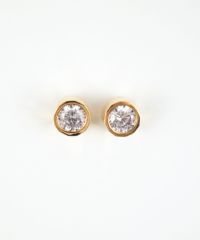 ジルコニアポイントプレーンチタンポストピアス