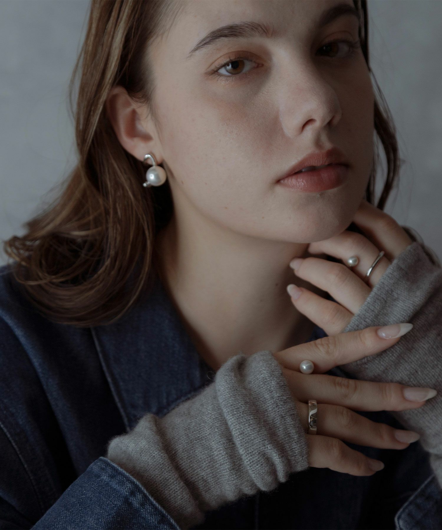 ポリッシュパールダブルリング