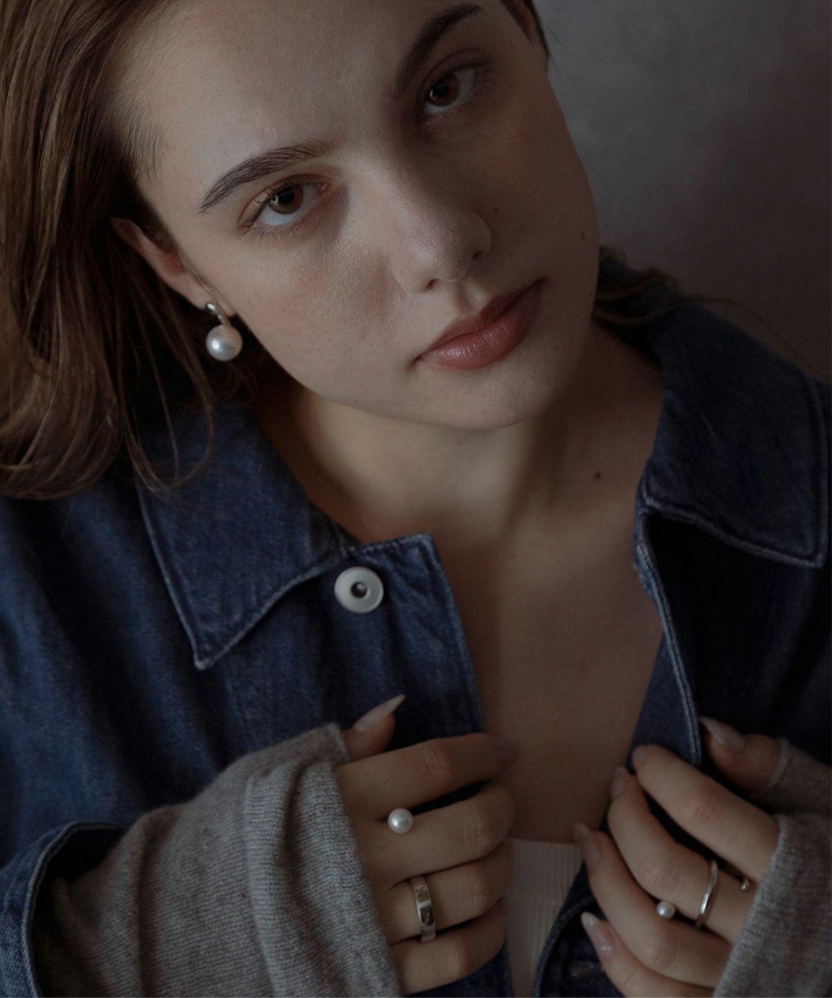 ポリッシュパールダブルリング