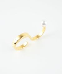 ポリッシュパールダブルリング