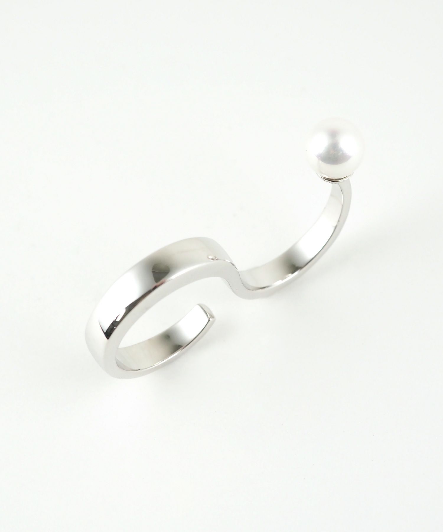 ポリッシュパールダブルリング