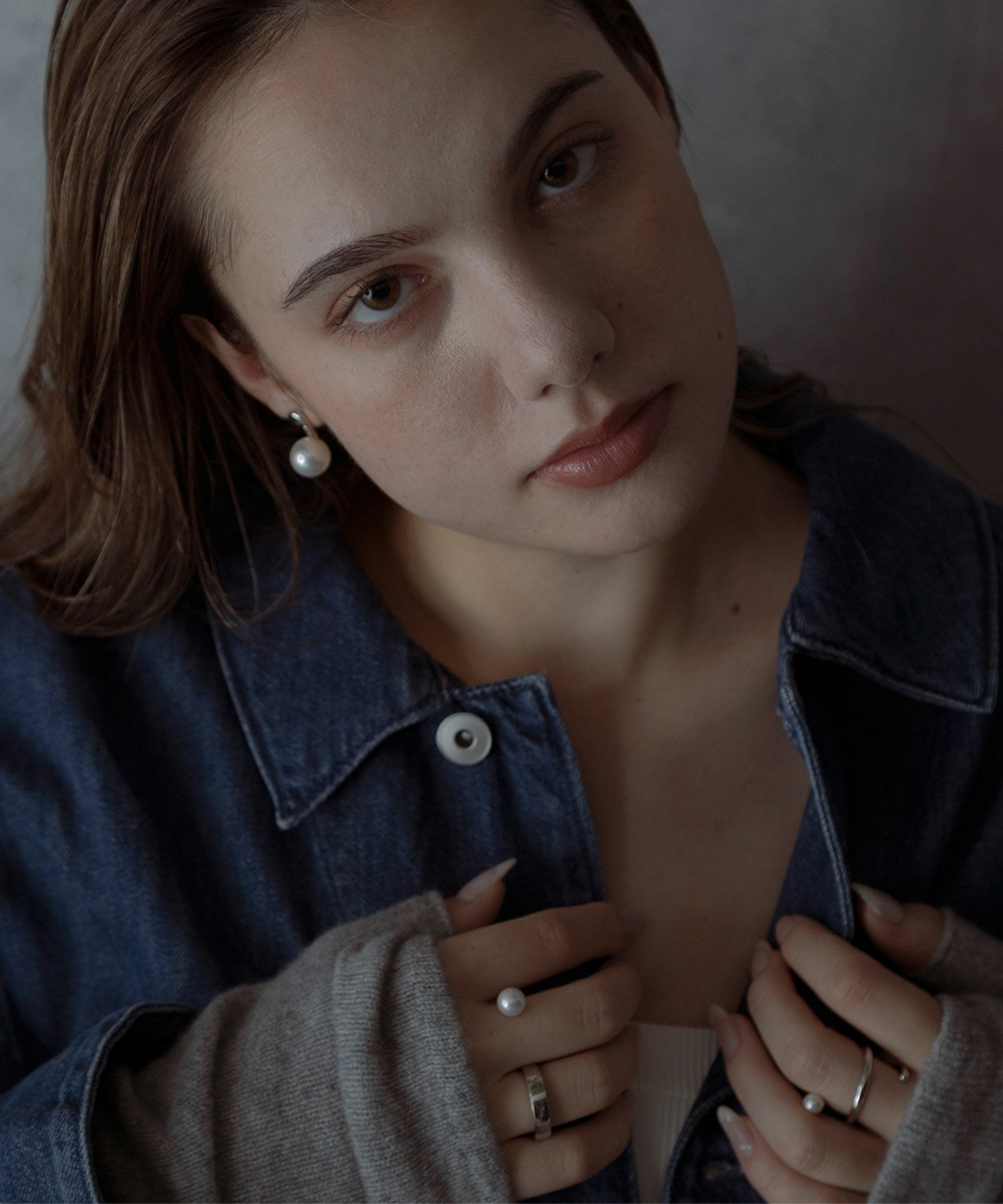 ポリッシュパールニュアンスピアス