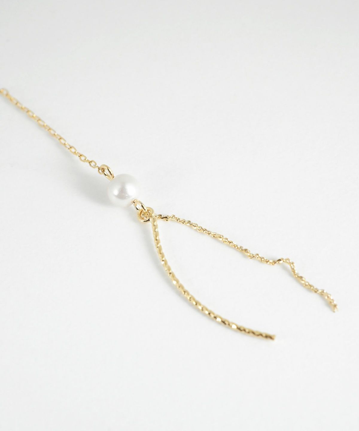 シャイニーラインパールアメリカンピアス