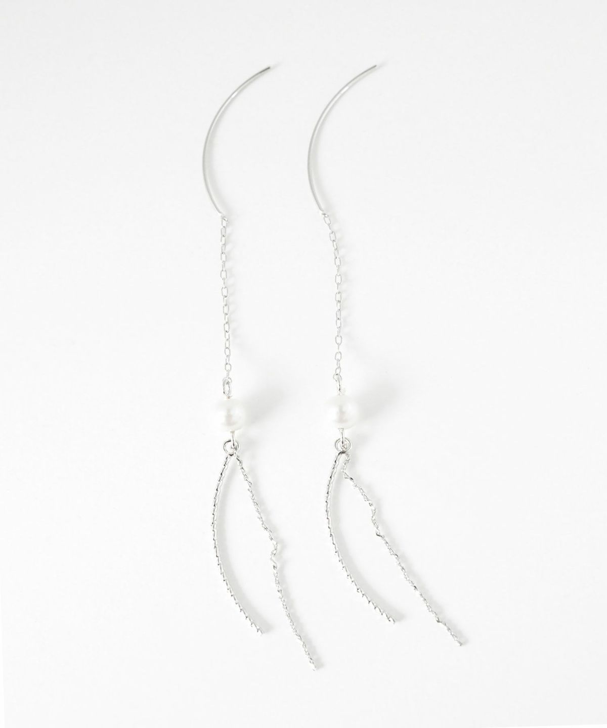 シャイニーラインパールアメリカンピアス