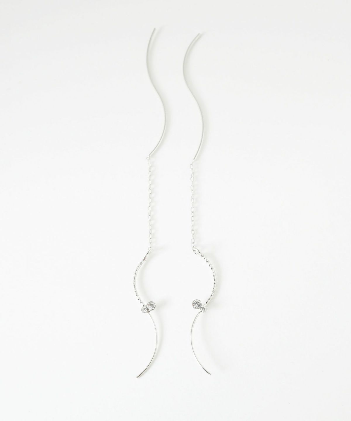 ビジューウェーブラインアメリカンピアス