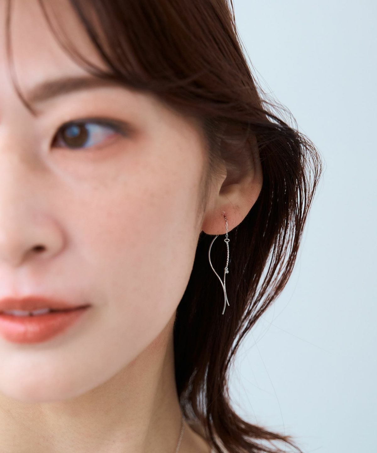 ビジューウェーブラインアメリカンピアス