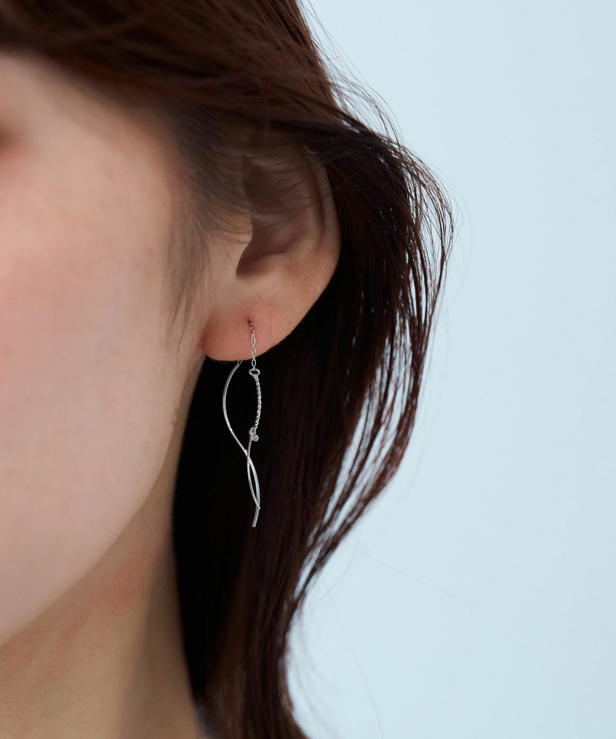 ビジューウェーブラインアメリカンピアス