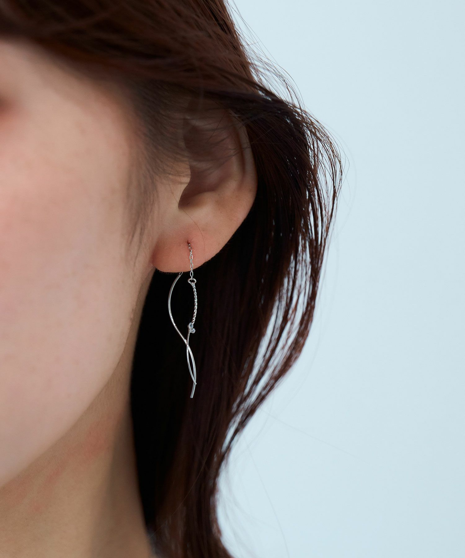 ビジューウェーブラインアメリカンピアス