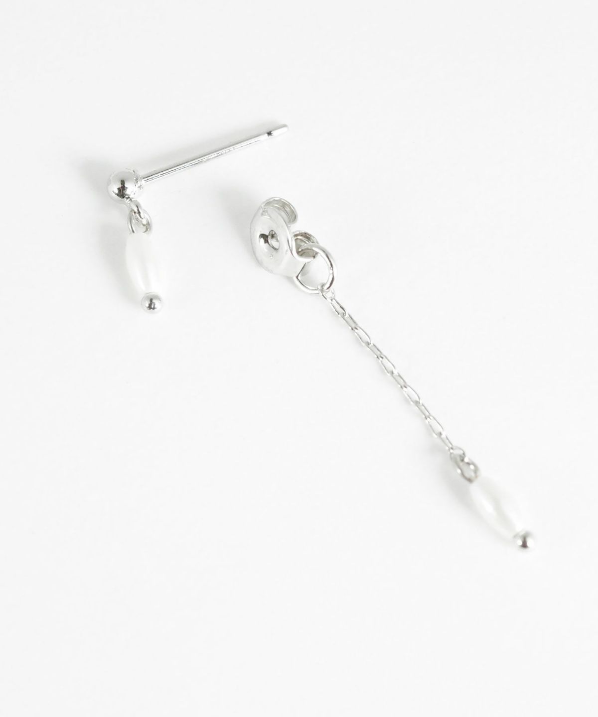 ドロップパールバックキャッチピアス