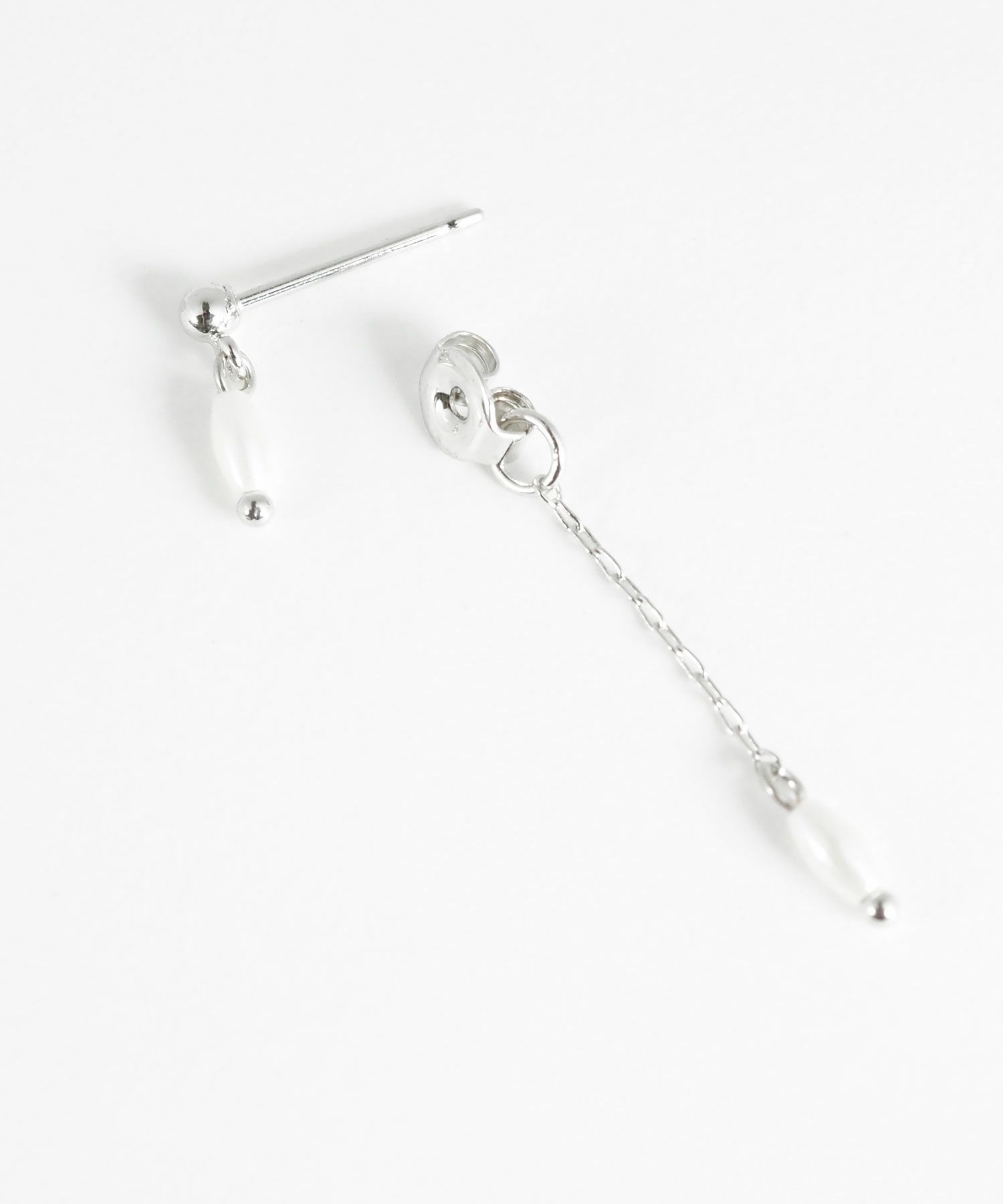 ドロップパールバックキャッチピアス