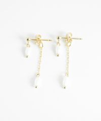 ドロップパールバックキャッチピアス