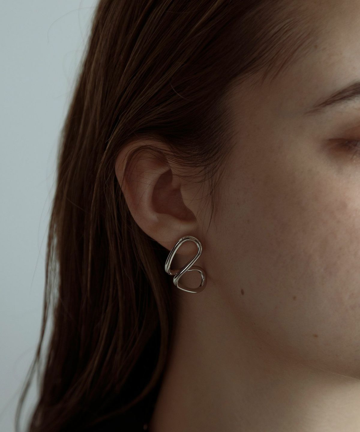 ニュアンスメタルハートピアス【MUK lucenzio】