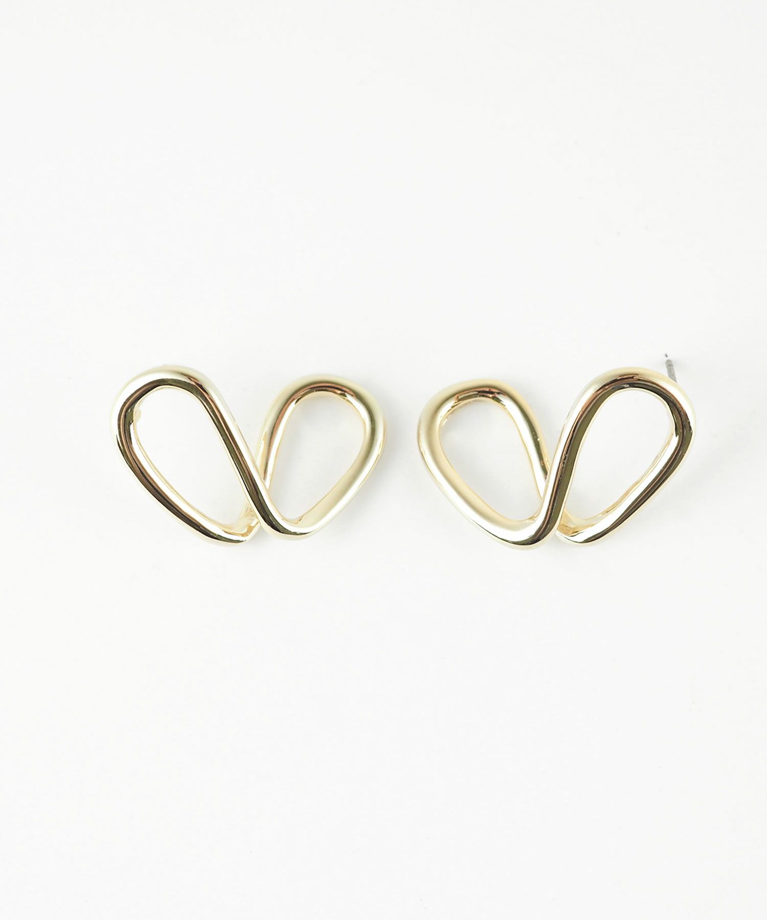 ニュアンスメタルハートピアス【MUK lucenzio】