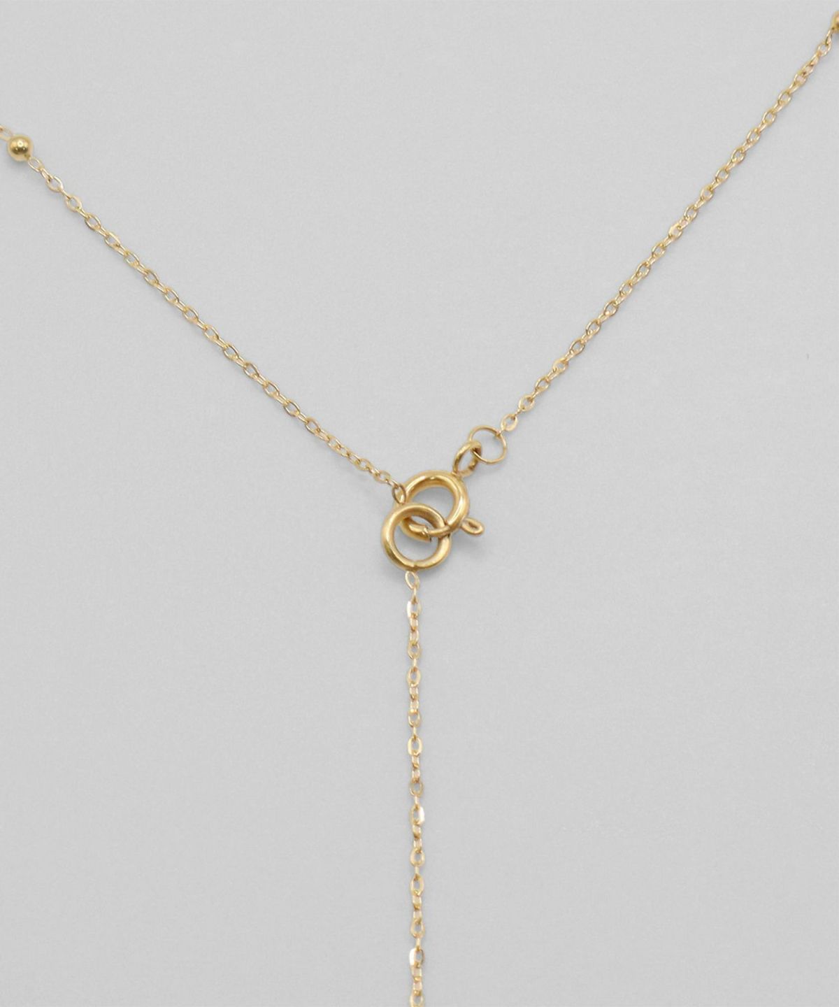 ステーションチェーンY字サージカルステンレスネックレス