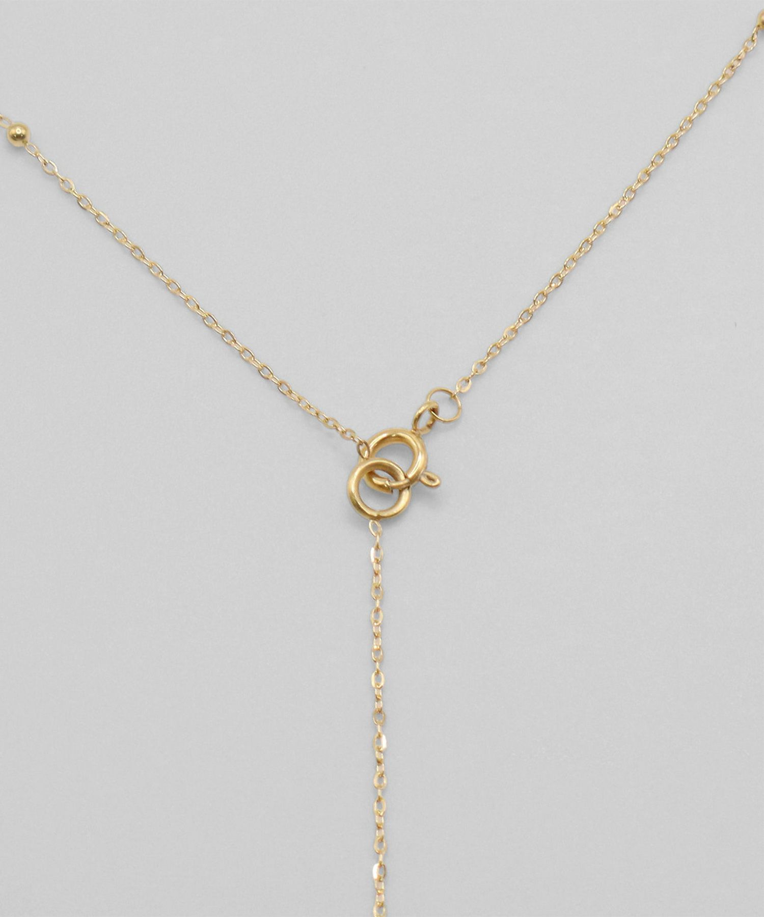 ステーションチェーンY字サージカルステンレスネックレス