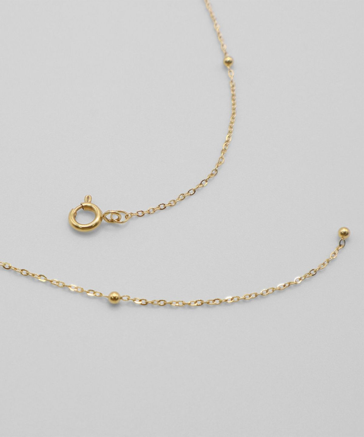 ステーションチェーンY字サージカルステンレスネックレス