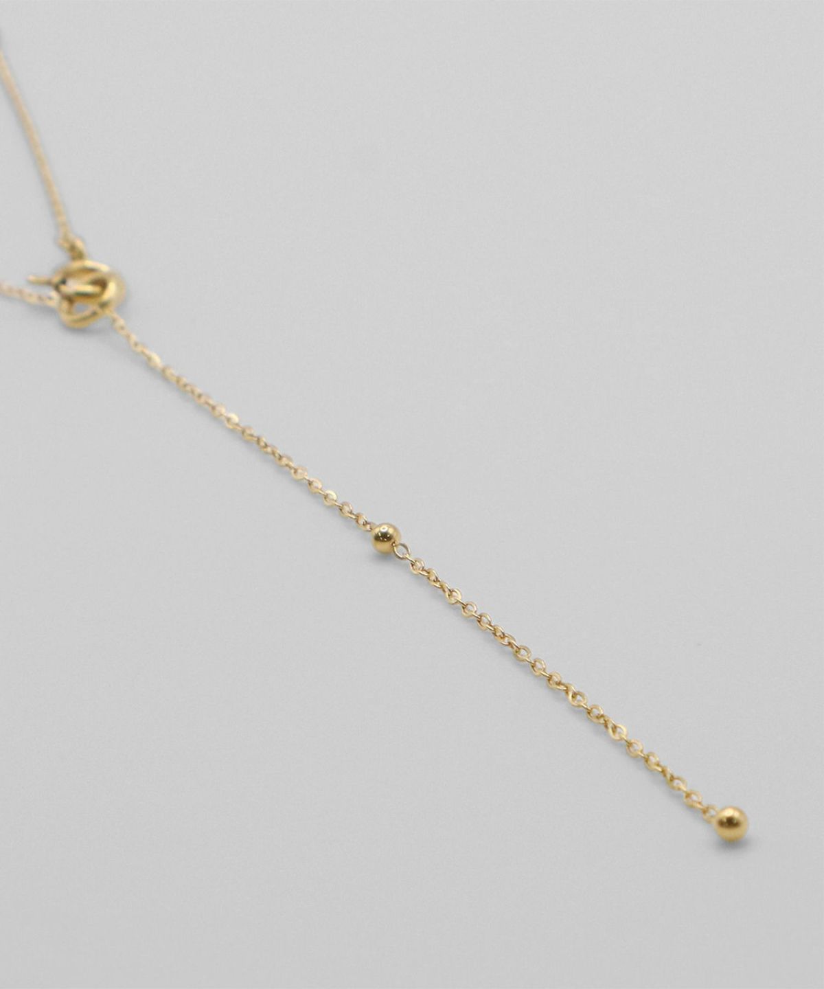 ステーションチェーンY字サージカルステンレスネックレス