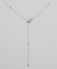 ステーションチェーンY字サージカルステンレスネックレス