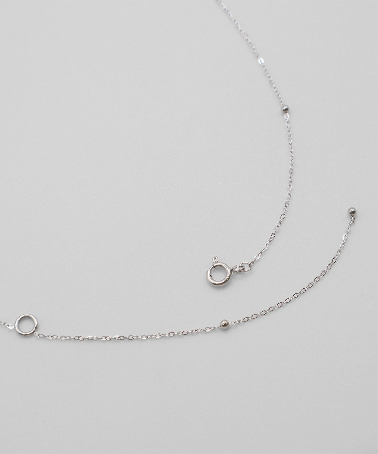 ステーションチェーンY字サージカルステンレスネックレス