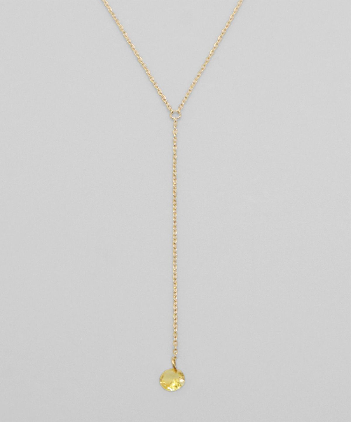 カラーストーンサージカルステンレスネックレス