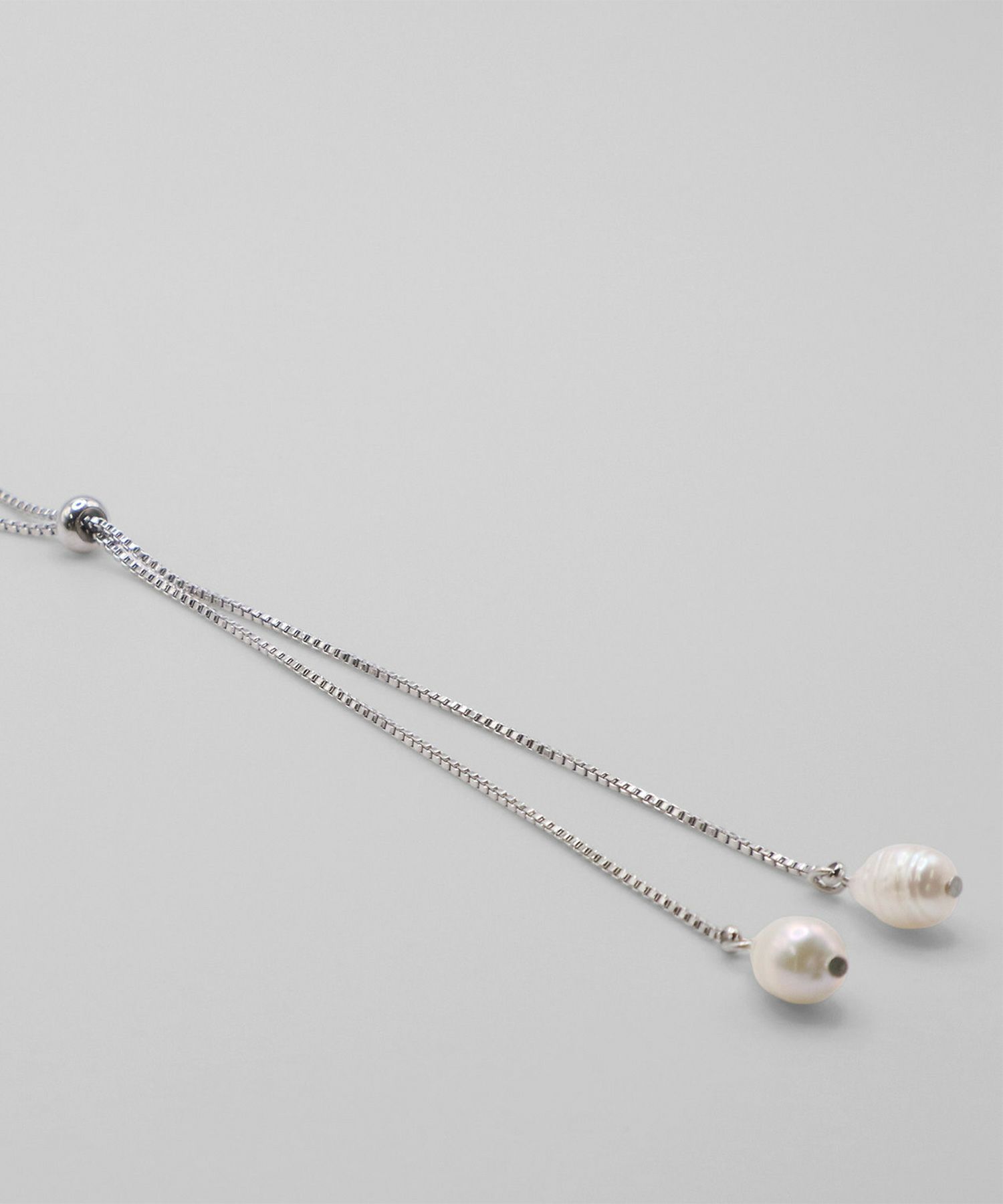 淡水パールスライドサージカルステンレスネックレス