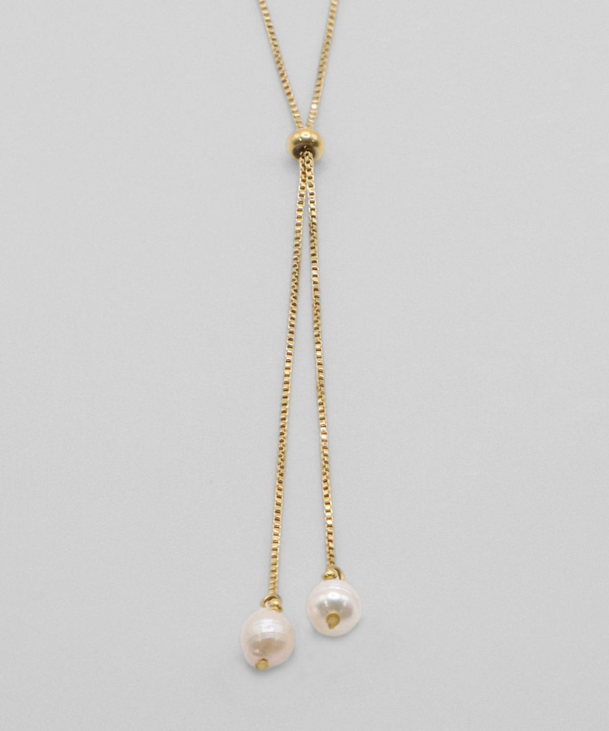 淡水パールスライドサージカルステンレスネックレス