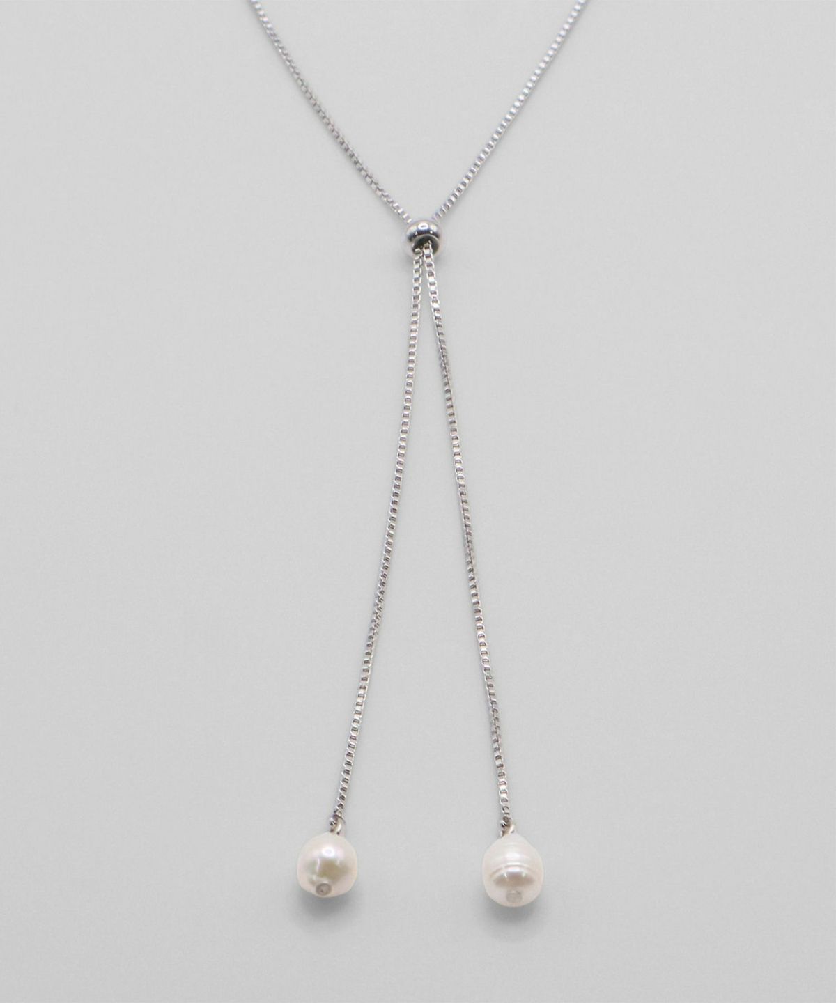 淡水パールスライドサージカルステンレスネックレス