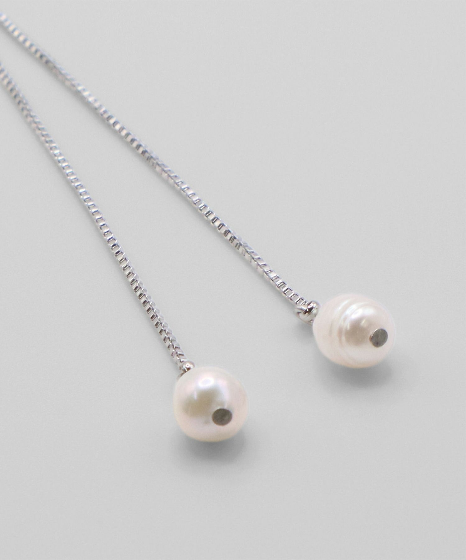 淡水パールスライドサージカルステンレスネックレス