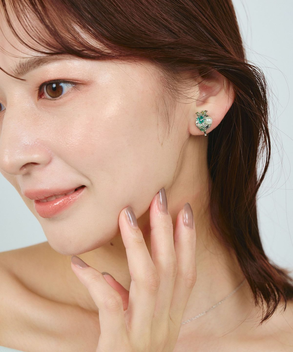 クローバーブーケイヤリング