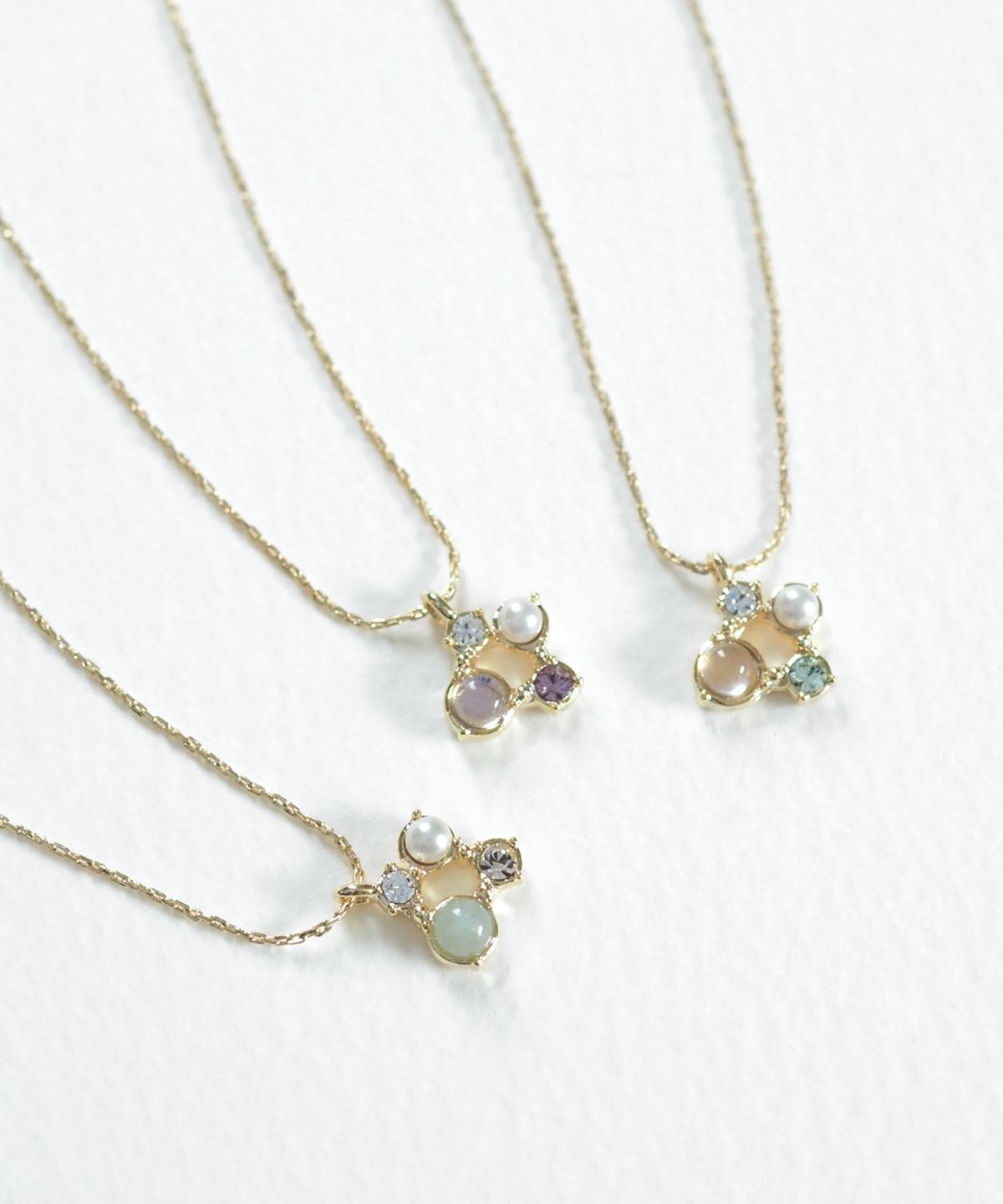 Muuu　オーダーストーン ナチュラルストーンスクエアネックレス【MUK Dreamy stone】 | 【公式