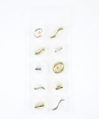 シンプルメタル耳つぼジュエリー