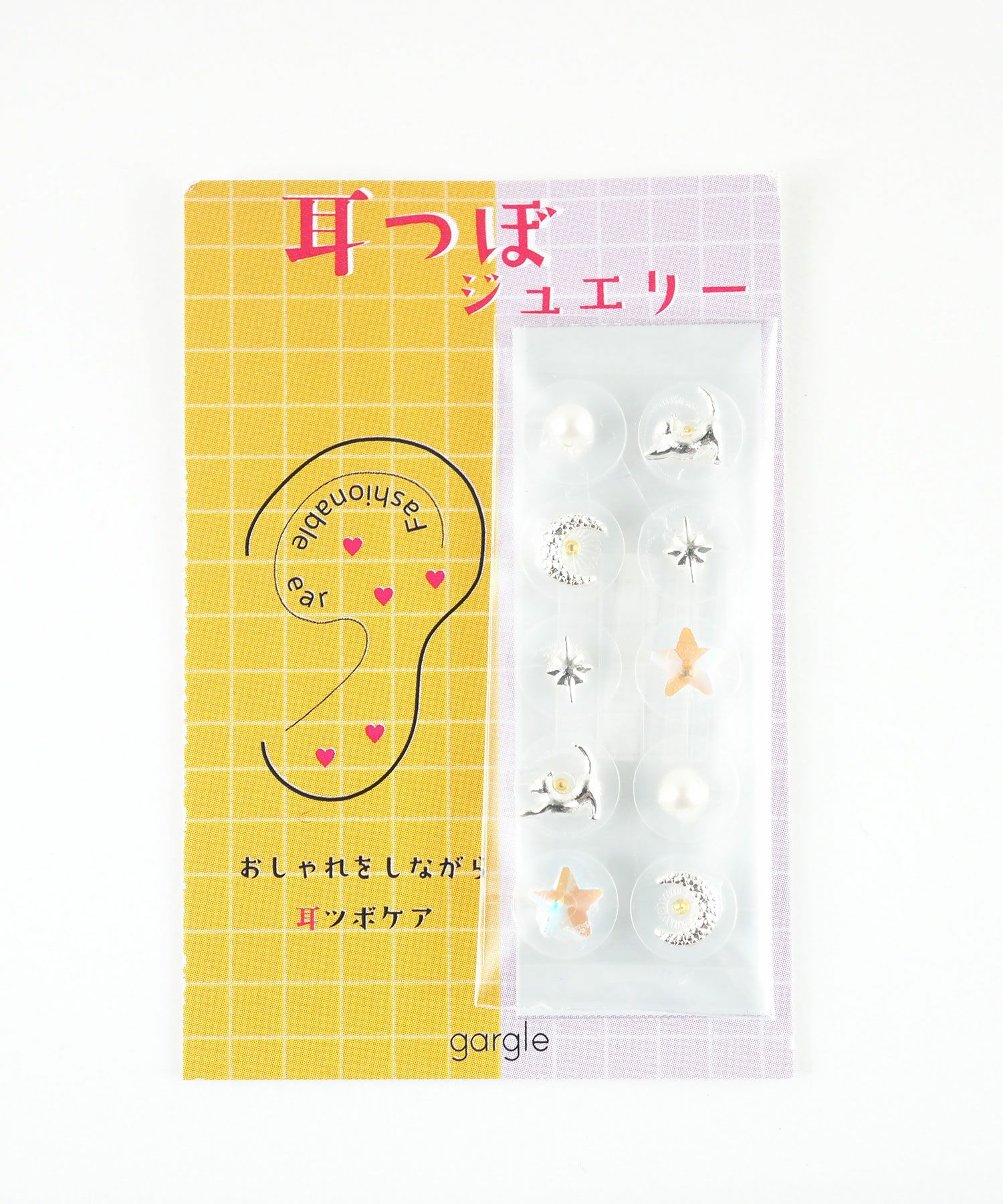 キャット＆ムーン耳つぼジュエリー